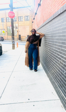 Load image into Gallery viewer, Daisy Denim (Hi-waist Suspenders)
