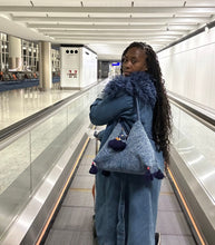 Load image into Gallery viewer, Yaya Denim Thai Bag
