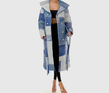 Load image into Gallery viewer, Love Denim Patch Trench
