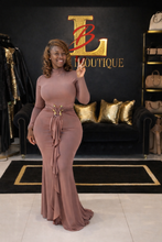 Load image into Gallery viewer, LaLa Ruffle Evening Dress
